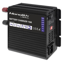 Qoltec Intelligent Monolith-oplader til LiFePO4 AGM GEL SLA-batterier | 10A | 12V