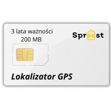 SIM-kort til trackere - 3 år + 200 MB