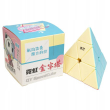 Pastel Pyraminx Terning Qiyi Præcise Brugerdefinerede Former Farver 3x3x3