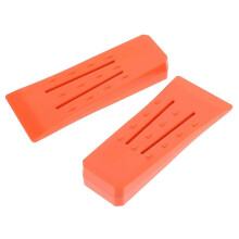 Woodcutting Accessory, Felling Wedge with Anti-Pinch Design for Chainsaw Safety