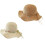Soft Knit Fabric Sun Hat With Full Coverage-Apricot rice 8