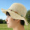 Soft Knit Fabric Sun Hat With Full Coverage-Apricot rice 4