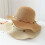 Soft Knit Fabric Sun Hat With Full Coverage-Apricot rice 5