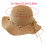 Soft Knit Fabric Sun Hat With Full Coverage-Apricot rice 10