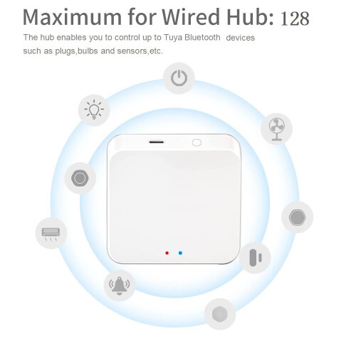 Trådlös WIFI Bluetooth Mesh multifunktionsgateway för smarta hem 2
