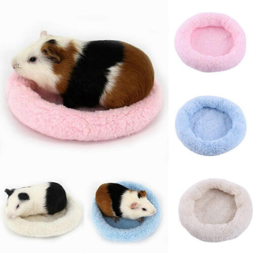 (S, Cream) Hamster Mat Small Animal Bedding Cushion Sleeping Pad Toy 1