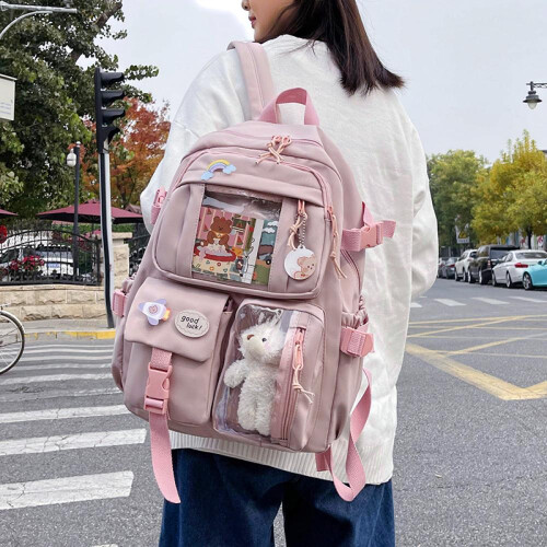 Γυναικείο σακίδιο πλάτης Harajuku για μαθητές γυμνασίου, μεγάλης χωρητικότητας, για 1