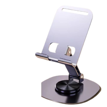 360 graders roterande mobiltelefonfäste metall lazy live aluminiumlegering vikbar teleskopisk platt skrivbordsfäste