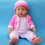 Roupa para boneca de 45 cm (18 polegadas), macacão de lã macio e quentinho para meninas, ideal para outono e inverno. 5
