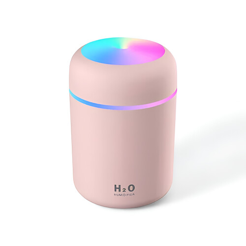 Luftfugter aromadiffuser farve LED-lampe USB