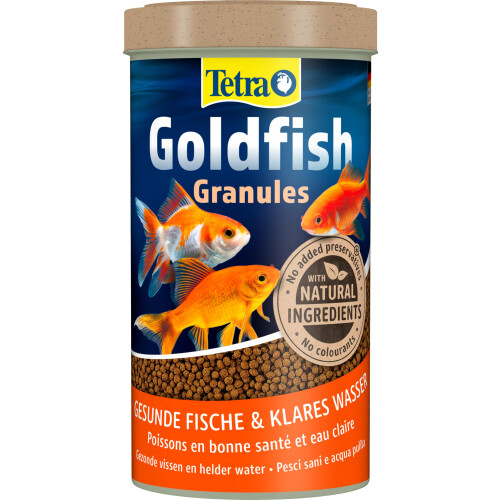 Tetra Tetra Goldfish Complete Floating Granules for Goldfish/Cold Water Fish, Multi-Co