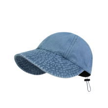 Gewaschene Jeans-Schirmmütze, kleine Baseballkappe, faltbar, sonnenbeständig, vielseitig kombinierbar