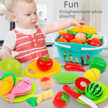 Speelhuisje, keukenspeelgoed, kinderspeelgoed, groenten, fruit, gesneden groenten, Le jongens en meisjes, hamburger, friet