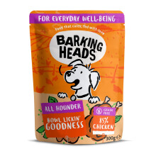 Barking Heads Wet Dog Food - Bowl Lickin' Chicken - No Artificial Flavours - Gra