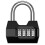 Combination Padlock 4-Digit Security Lock - Weatherproof Protection Outdoor Gym Safely Code Lock 1