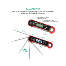 Digital Meat Thermometer Instant Read Cooking Thermometer - LCD Backlight Kitchen Oven BBQ Thermometer