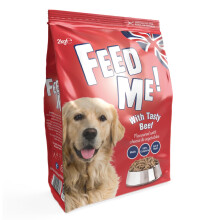 HiLife FEED ME! - Complete Dry Dog Food - Tasty Beef Cheese Vegetables - Soft, M