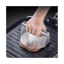 Best Hamburger Press 1pc Stainless Steel Meat Press Kitchen Gadgets Meat Pie Make Cooking Accessories Kitchen Accessories