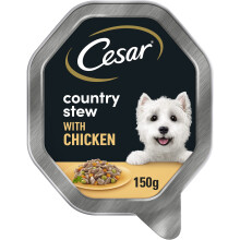 Cesar Country Stew Adult Wet Dog Food, Chicken, Vegetables and Parsley in Gravy