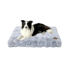 BingoPaw Large Dog Bed Washable: Calming Crate Mattress with Removable Cover and