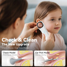 Smart Detector 5-in-1 with Screen 1080P HD Ear Camera Includes Ear Pick Set Six Replacement Tips 12 Extra Inspection Heads