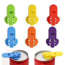 Can Opener Handheld Plastic Small Sealer Perfect for Beer Cola Beverage Cans Simple Rotating Dustproof Cup Lid Sealing Small Tool