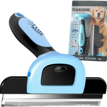 Laadi Deshedding Tool for Dogs and Cats - Reduces Shedding by Up to 95% in Less