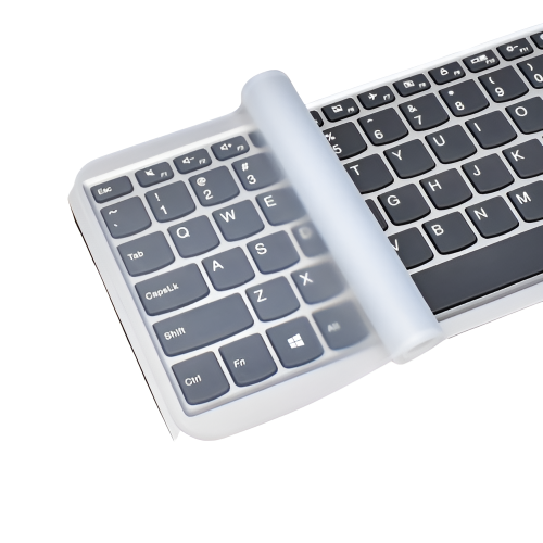 Película protetora universal de silicone para teclado de laptop de 14/15,6 polegadas com desenho animado.