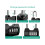 Combination Padlock 4-Digit Security Lock - Weatherproof Protection Outdoor Gym Safely Code Lock 6