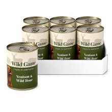 Wild Antler Dog Food – Venison & Wild Boar Wet Dog Food 6x400g | Grain & Gluten