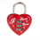 Lucchetto per coppia di San Valentino, lucchetto a trave lunga in ABS e rame, lucchetto con codice a combinazione, lucchetto dell'amore 4