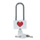 Lucchetto per coppia di San Valentino, lucchetto a trave lunga in ABS e rame, lucchetto con codice a combinazione, lucchetto dell'amore 5