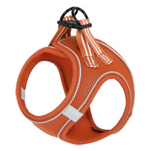 HEELE Dog Harness Small Dog Puppies Step-in Soft Mesh Anti-Escape, Reflective Loop Harness Lightweight Comfortable for Training Walking Running, Oran