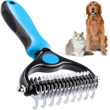 Dog Brush, Reduce Shedding, Double Sided Deshedding Dematting Tool, Undercoat Ra