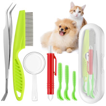 HezzLuv Tick Remover Tool Set, Painlessly Tick Remover Tools For Dogs With 5 X T