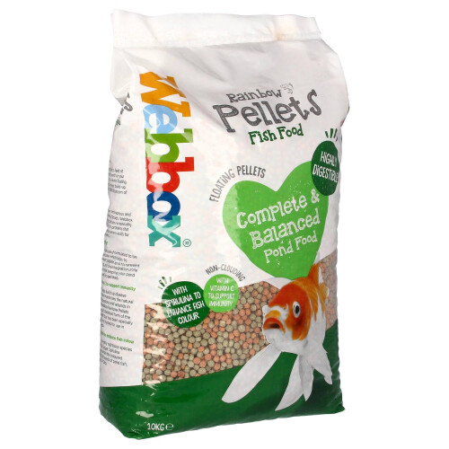 Webbox Webbox Complete Rainbow Mixed Pond Pellets Fish Food, 10 kg 2