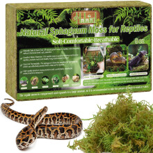 Halatool 256g Sphagnum Moss for Reptiles, Natural Fiber Terrariums Humidity Moss