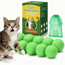 RIOSYE Cat Deterrent Outdoor & Indoor,Cat Repellent Essential Oils Ball Anti Cat Scratch