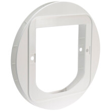 SureFlap cat flap mounting adapter, white, 1 piece (pack of 1)