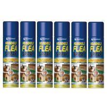 Pestshield 6x Flea Spray Flea & Larvae killer Dog Pets Bed Carpet Home 200ml
