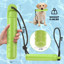 BINGPET Dog Float Bumper Toy - 9.3 Inch, Treat Dispensing Puzzle Toys, Training
