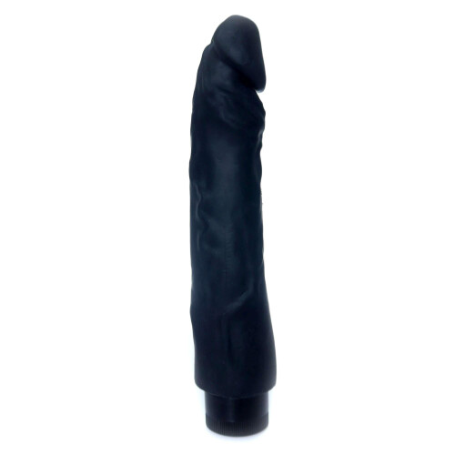 Ægte Hud Vibrator - Sort