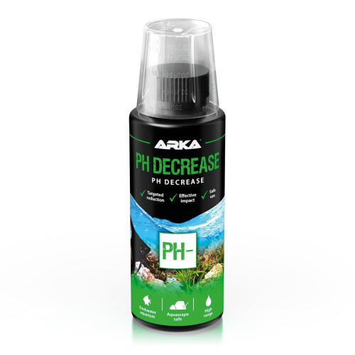 pH/KH Reducer – ARKA pH Decrease 118 ml – lowers pH & carbonate hardness safely – freshwater water conditioner with electrolytes – protects