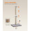 FEANDREA Feandrea Cat Scratching Post, 85 cm Tall Cat Scratcher for Medium and Large Cats 9