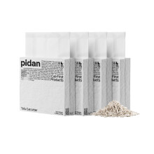 pidan Tofu Cat Litter 9.6 kg (42.4kg) 100% Natural, Flushable & Clumping, Ultra