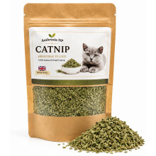 Ambrozia NP Catnip Natural Leaves – 100% Natural Catnip for Cats – Premium Dried Catnip Leaves – Made in UK