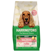 Harringtons Complete Dry Adult Dog Food Salmon & Potato 1.7kg (Pack of 4) | Made with High Quality & All Natural Ingredients
