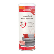 Beaphar - Household Flea Powder – Kills Fleas and Flea Larvae – Insecticidal Powder with Immediate Killing Action on Fleas – Use on Carpets,