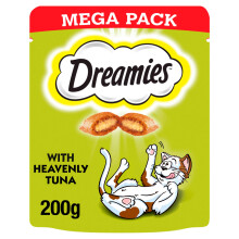 Dreamies Cat Treats Mega Pack with Tuna, 200g
