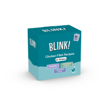 Blink! Complete Wet Cat Food Chicken Fillet Recipes in Gravy 85g (Pack of 8) - Chicken, Turkey & Duck